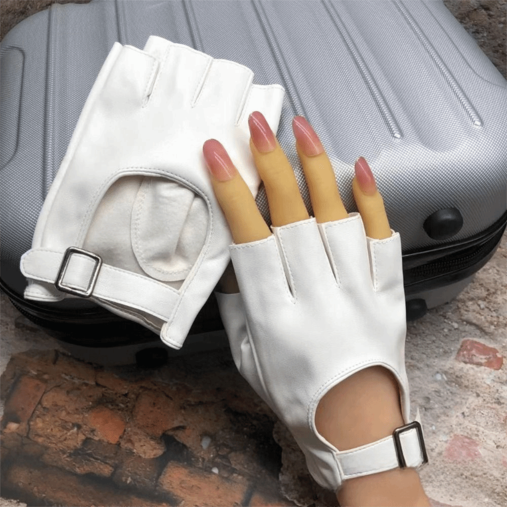 Leather Driving Glove - Novas Luvas de Moda Impermeáveis Sem