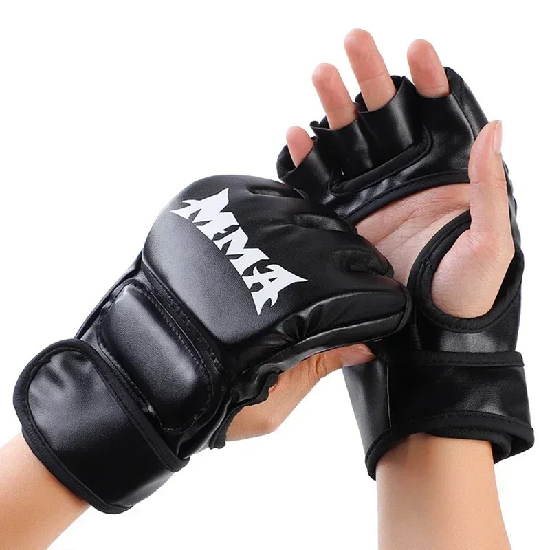 Motorcycle Glove Knuckle - Luvas de Treinamento de Boxe Profissionais