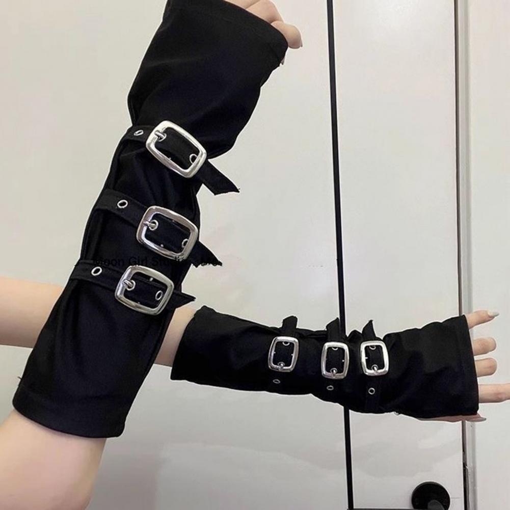 Aquecedores de Braço Góticos,  - Fingerless Glove Knit avaliação e preço