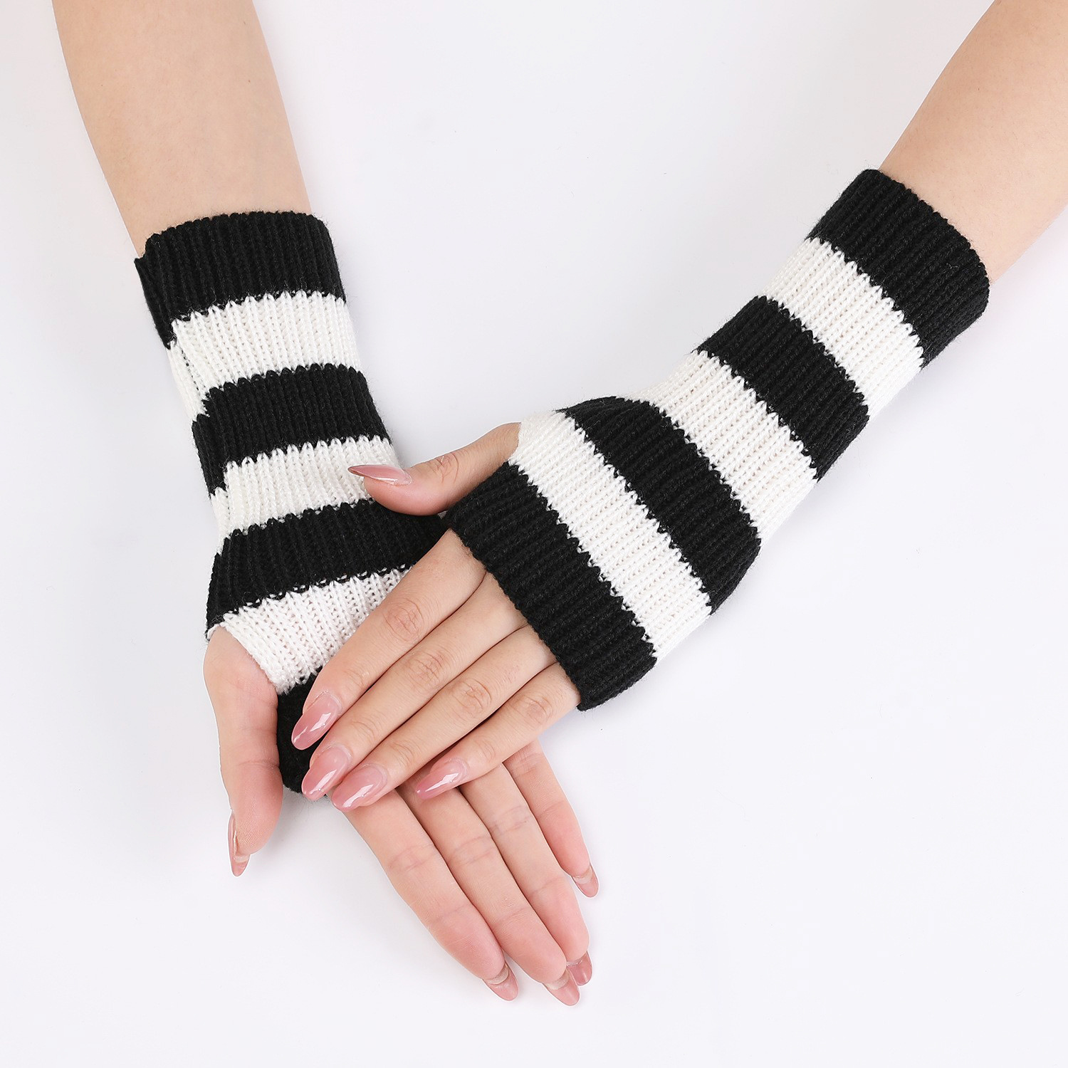 Acessórios Y2k, Luvas de Inver - Fingerless Glove Knit avaliação e preço